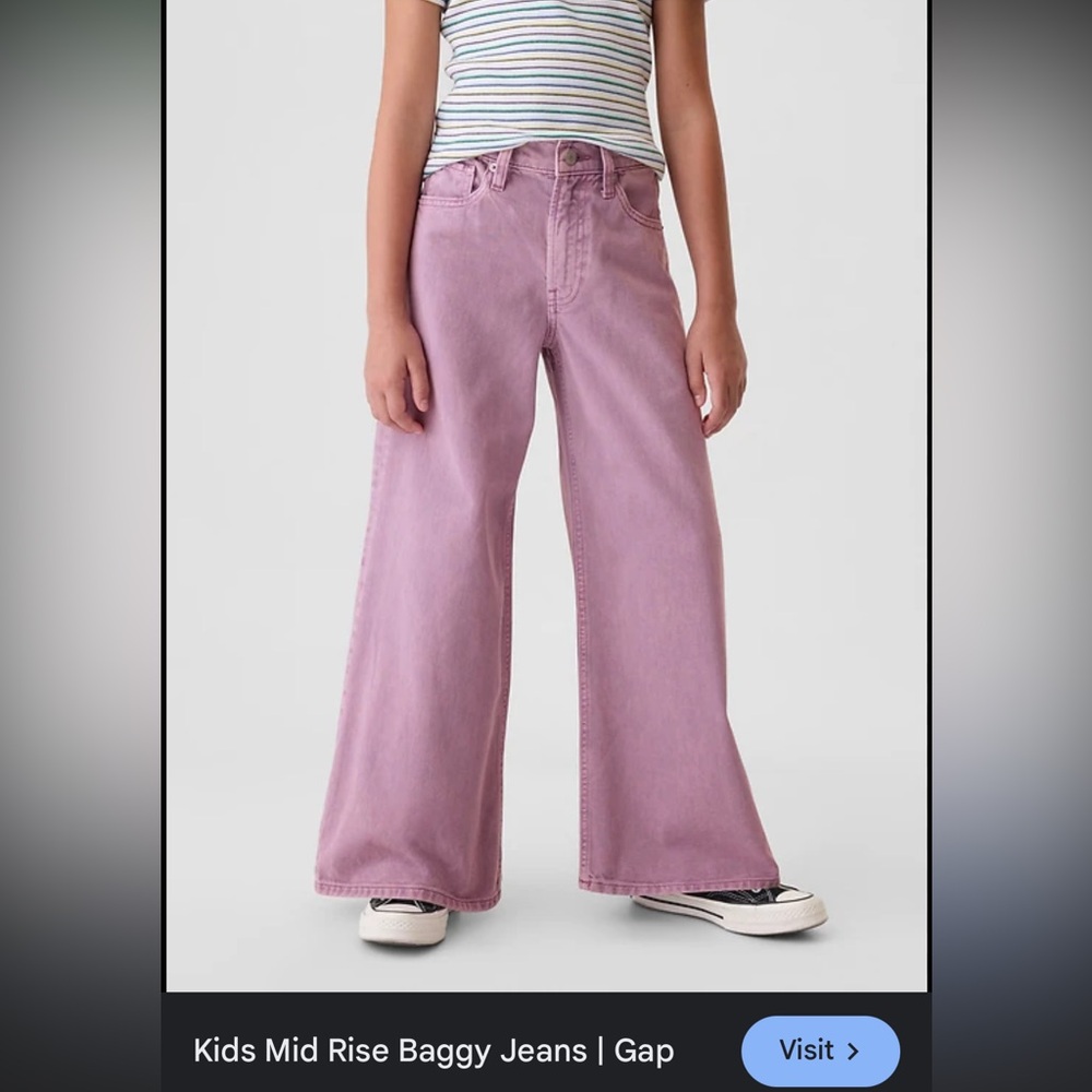 GAP Kids Pink Baggy Jeans